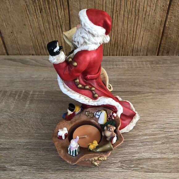 PartyLite Ceramic Christmas Candle Santa Claus + 12 Scented Candles in Box - Picture 5 of 11